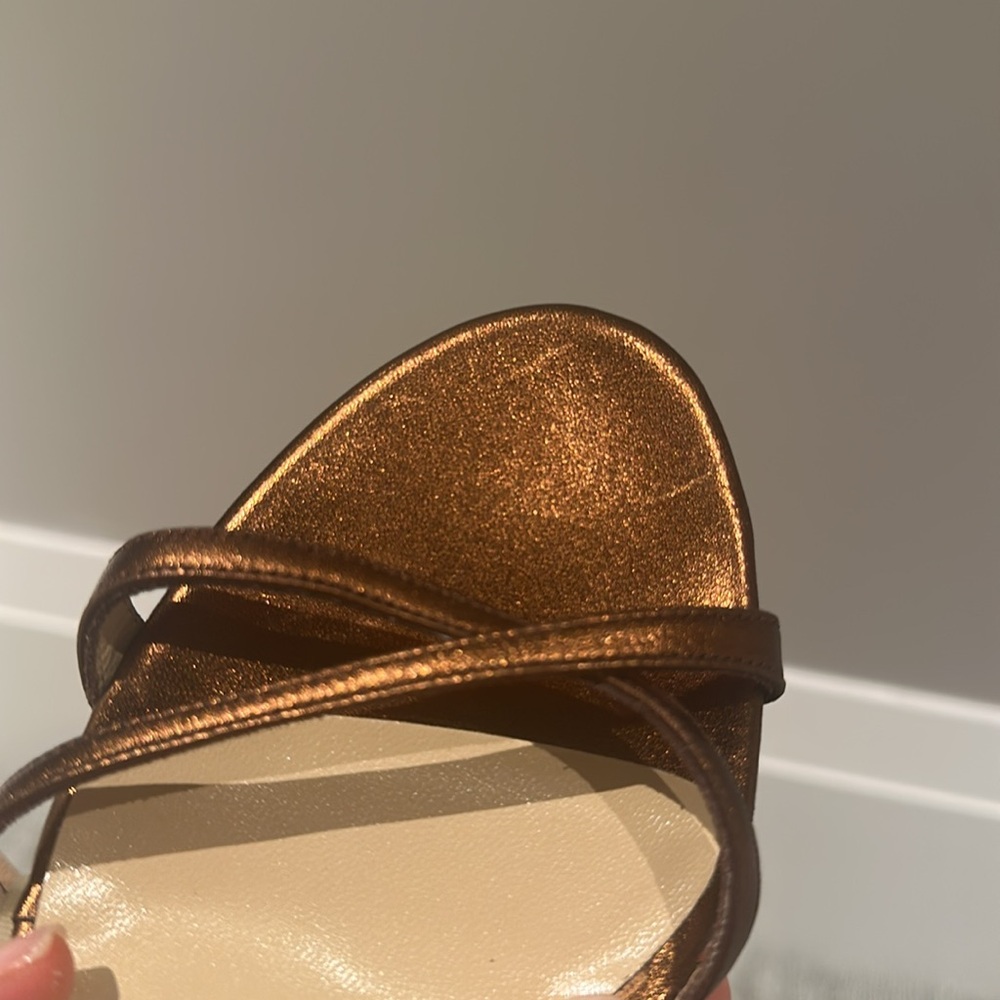 Brand new Jimmy Choo bronze Strappy Sandals - Picture 4 of 5